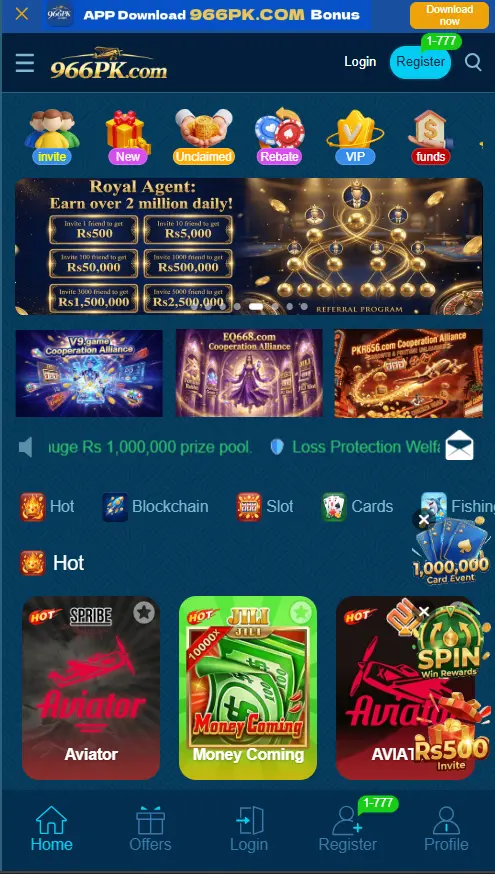 966PK Game app login